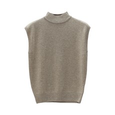 르네제이 High Neck Sleeveless Knit