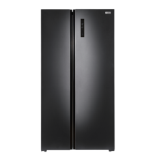 캐리어 모드비 양문형 냉장고 619L 방문설치, 블랙메탈,