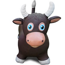 磐石體育 動物造型跳跳球 牛牛款, 1個, 小牛