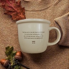토브 리브 말씀 머그컵 340ml, 베이지, 1개 베이지, 1개