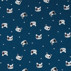 COTTONVILL 20支棉質布料, 孔雀藍, 110x180 公分, 100%棉, 110 × 180cm, 孔雀藍法鬥款, 1條