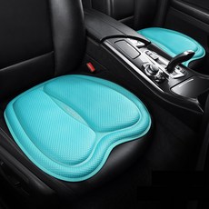 FunLiving Car31 사계절 아이스실크 자동차시트 쿠션 앞좌석, 티파니 블루, 1개
