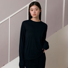 38컴온커먼 여성용 Tencel long sleeve T-shirts - 모스트커먼