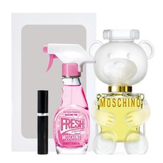 모스키노 프레쉬 핑크 EDT 30ml + 토이2 EDP 테스터 100ml + 공병 + 쇼핑백 + 세트박스, 1세트