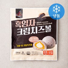 라체나 흑임자 크림치즈볼 (냉동), 270g, 1개