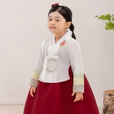 Gaon Hanbok Ye Dongbaek Kkotdang 的兒童韓服套裝 AW184