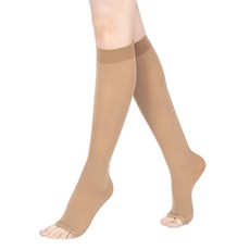 세라봄 의료용 오픈형 압박스타킹 무릎형 샌드 K2O, 1개