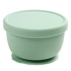 Dailylike Bon Bon 矽膠吸盤學習碗, 薄荷綠, 1個