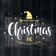 크리스마스 레터링 데코 스티커, 09
