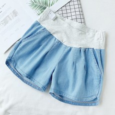 주름 로우웨스트 절개 임산부 청반바지