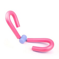 레그 암 서포트 오픈백 클램프 운동 보조기구 + 고무밴드, 핑크
