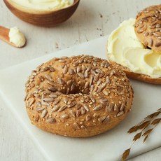 브로드카세 발효종 씨앗 통밀 베이글, 110g, 1개