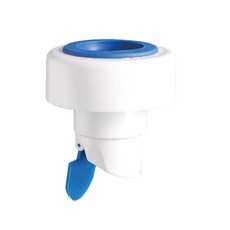 樂居家 通用型排水管密封塞 水槽 下水道防臭 防溢水 防蚊蟲 防蟑 自動排水 自動開合 洗衣機排水, 白色