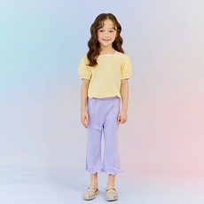베베쥬 여아용 마카롱 리본 레깅스