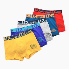 피치애플 남아용 사각드로즈 5종 세트 컬러풀