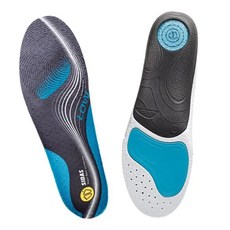 SIDAS 3Feet 運動型鞋墊系列 低足弓 鞋墊, L, 黑藍色, 1組