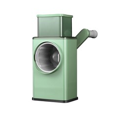 樂居家 三合一滾筒式切菜神器 (主婦救星 切菜機 磨泥器 切片器 切絲器 刨絲器 廚房神器 備料達人), 1入, 綠色