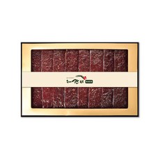 칸육포 촉촉통통 수제 쇠고기 육포 선물세트 + 쇼핑백, 8개, 60g
