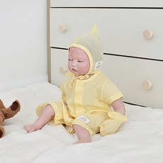 베이비앤아이 유아용 여름 메쉬 반팔 바디슈트 이비앤아이 유아용 반팔 메쉬 바디슈트
