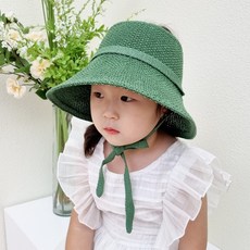 여아밀짚모자