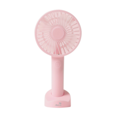액센 무선 핸디 선풍기 11cm, F31, 핑크