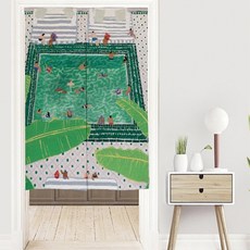  빈테리어 수영장 양문형 파티션 커튼 + 봉  상품 이미지