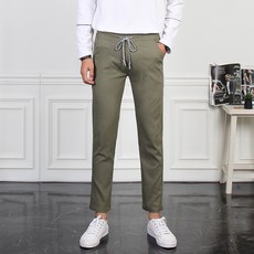 마인플로우 남성용 면 스판 BJ 무지 밴드 바지