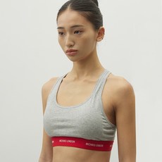 MICHIKOLONDON 女款基本款Logo尼龍背帶胸墊背心