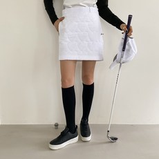 린다샵 오리힌 벨트 하트 패턴 옆트임 패딩 치마바지 cpsk5052k2b