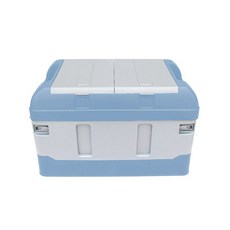 엑스핏 특대용량 캠핑용 몬스터 접이식 수납정리함 L, 블루, 1개