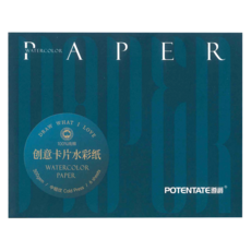 遵爵創意卡片水彩紙/菲林膠卷款,1入, 100%純棉, 中粗紋理, 300gsm