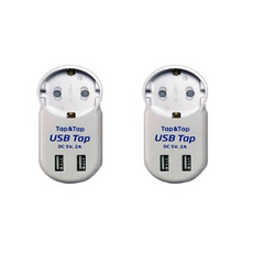 에코파워탭 탭앤탭 USB 2포트 멀티탭 1구 SGHN-11USB, 9cm, 2개