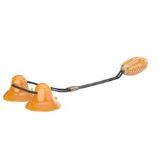  나이스킴 강아지 부착식 셀프 터그놀이 장난감 노랑 타원 파워, 혼합색상, 1개 