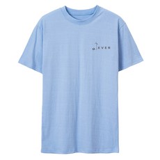 언탭트 NEVER 베이직 반팔 오버핏 빅사이즈 티셔츠