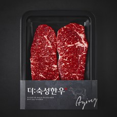 더숙성한우 국내산 채끝 2등급 구이용 (냉장), 1개, 200g
