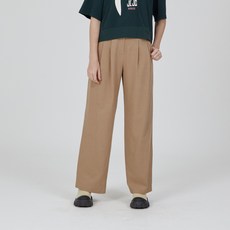 쥬시쥬디 여성용 J뒷밴딩 투턱 와이드팬츠 JXPT621B