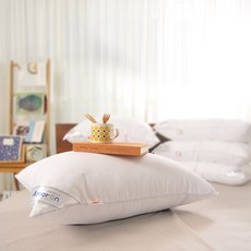 누리홈 빨아쓰는 고중량 호텔식 다운터치 베이직 베개솜, 화이트, 1개