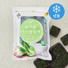 우리땅 유기농 인증 다진 청경채 (냉동), 1개, 100g 1개, 100g