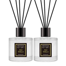 더허브샵 프로방스 퍼퓸 디퓨저 세트, 담배냄새제거, 140ml, 2개 피치유칼립투스, 2개