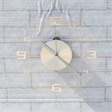 투명벽시계