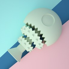 카르노코리아 강아지 피쉬 노즈워크 장난감 FREE, 그린, 1개