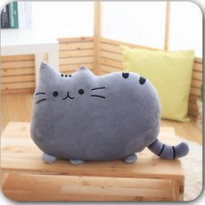 냥이삼각등쿠션