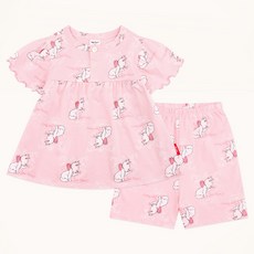 mollimelli friends 幼兒款迪士尼貴族貓瑪莉莎睡衣上下套裝
