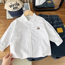 Bebemong Story 男孩牛津袖