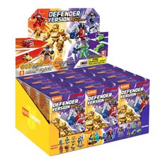 BLOKEES 布鲁可 變形金剛 可動積木公仔 星辰版 Set Defender Version 02 8-24件, 1盒