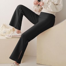보리맘 스트레치 부츠컷 애슬레저 요가 바지 임부복 Ze401