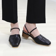 여자명품샌들 제이슈 여성용 천연양가죽 헤이디 투웨이 뮬 샌들 4cm