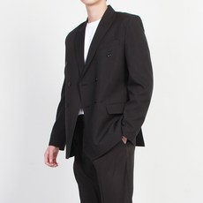 더마인드 남성용 ST 더블 잔줄 자켓