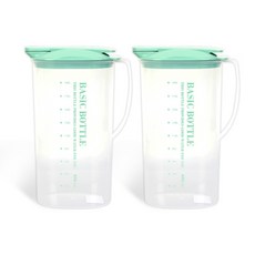 마이스타일 베이직 원터치 물병 2p, 민트, 2300ml