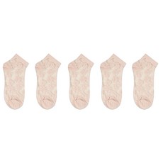 박군 여성용 학생용 PG 세레니티 시스루 발목 양말 5족